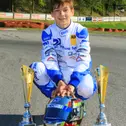 Marius Zug (14) gewann zum Auftakt des Kart Masters beide Wertungsläufe