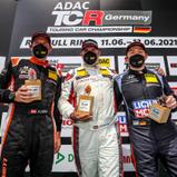 Podium Trophy-Wertung Rennen Samstag: Andreas Höfler, Günter Benninger, Roland Hertner