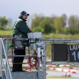 Race Direktor Horst Seidel hatte alles im Blick