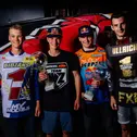 Die Meister des ADAC MX Masters 2019. Edvards Bidzans, Simon Längenfelder, Rene Hofer, Dennis Ullrich