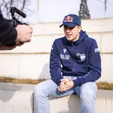 Formel-Ass Tim Tramnitz beim Videodreh