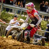Nico Greutmann ( Schweiz / Husqvarna / Cat Moto Bauerschmidt Husqvarna ) beim ADAC MX Youngster Cup