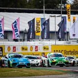 #1 / Team Allied-Racing / Porsche 718 Cayman GT4 CS MR / Paul-Aurel König / Joel Strum