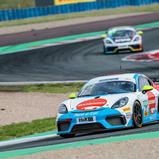 #27 / Team Buchbinder Rent-a-Car / Porsche 718 Cayman GT4 CS MR / Stephan Grotstollen / Georg Braun