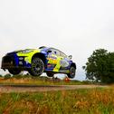 Philip Geipel gewann mit Co-Pilotin Jennifer Lerch die ADAC Rallye Stemweder Berg
