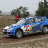 Sprungstark: Dirk Riebensahm im Subaru Impreza R4