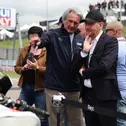 ADAC Ehrensportpräsident Hermann Tomczyk und Michael Kretschmer, Ministerpräsident des Freistaates Sachsen (l-r)