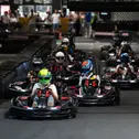 Reichlich Action gab es beim Kart-Grand-Prix der DTM