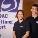 Erfolge national und international: Die Trialpiloten Theresa Bäuml und Max Faude