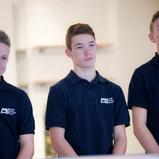 Motorrad-Rundstrecke Piloten des ADAC Stiftung Sport Förderkaders 2018: Leon Orgis, Aaron Schäfer, Matthias Meggle