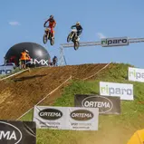 Vitezslav Marek (479) und Lyonel Reichl im Flugduell