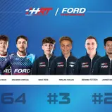 Finn Wiebelhaus, Salman Owega, Max Reis, Niklas Kalus, Dennis Fetzer, Jonathan Cecotto (v.l.)  (Foto: HRT Ford Performance)