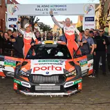 #4	D. Rostek - S. Kopczyk / Skoda Fabia RS Rally2 (RC2) / ADAC Actronics Rallye Sulingen
