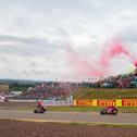 Marc Marquez entschied den Sprint am Sachsenring für sich