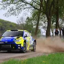 Philip Geipel und seine Co-Pilotin Katrin Becker wollen ihre Führung in der Deutschen Rallye-Meisterschaft ausbauen