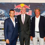 ADAC Rallye Deutschland, Oliver Ciesla (Managing Director WRC), Wolfram Leibe (Oberbürgermeister Stadt Trier), Hermann Tomczyk (ADAC Sportpräsident)