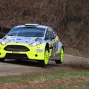 Rang drei erkämpft: René Mandel im Ford Fiesta R5