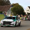 Marijan Griebel hat am Samstag mit Beifahrer Tobias Braun die ADAC Rallye Stemweder Berg gewonnen.
