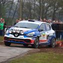 Führender 1 im ADAC Rallye Masters: Carsten Mohe im Renault Clio R3T