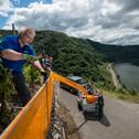 In der Rallye-Woche sind die Auf- und Abbauteams im Dauereinsatz