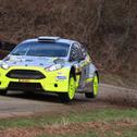 Rang drei erkämpft: René Mandel im Ford Fiesta R5