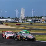 Marco Mapelli sorgte für das erste DTM-Podium des neuen Lamborghini Temerario GT3 