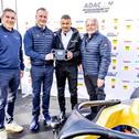 ADAC Motorsportchef Thomas Voss, ADAC Vorstand Lars Soutschka, Tatuus CEO Giovanni Delfino, ADAC Automobilreferent Jürgen Fabry (v.l.) ADAC Motorsportchef Thomas Voss, ADAC Vorstand Lars Soutschka, Tatuus CEO Giovanni Delfino, ADAC Automobilreferent Jürgen Fabry (v.l.)