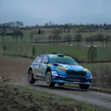 Julius Tannert gewann mit Frank Christian die ADAC Rallye Erzgebirge zum zweiten Mal hintereinander
