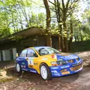 Führender im ADAC Rallye Masters: Hermann Gaßner im Mitsubishi Lancer