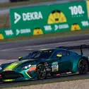 Gilles Magnus drehte im Aston Martin Vantage GT3 seine ersten DTM-Runden