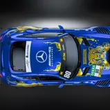 Die Startnummer 80 von Maro Engel ist eine Hommage an das 80-jährige Jubiläum von Ravenol (Foto: Mercedes-AMG)