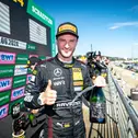 Das Trio der DTM-Titelkandidaten komplettiert Maro Engel