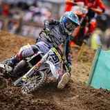 Martins Cirulis ( Lettland / Husqvarna / SCHMICKER SILVE RACING ) beim ADAC MX Junior Cup