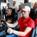 Fortsetzung des Meisterschaftsduells Schumacher – Mawson am Simulator