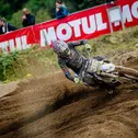 Nico Greutmann fuhr nach einem starken Rennen den Sieg im ADAC MX Youngster Cup ein