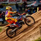 Moritz Ernecker ( Österreich / KTM / KTM SARHOLZ RACING TEAM ) beim ADAC MX Junior Cup 125
