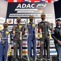 Das Podium des abschließenden Rennens in Hockenheim