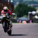 Aleix Espargaro aus Spanien wurde im Qualifying zum deutschen MotoGP-Lauf auf dem Sachsenring Dritter