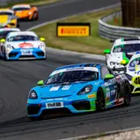 #1 / Team Allied-Racing / Porsche 718 Cayman GT4 CS MR / Dennis Fetzer / Nicolaj Møller Madsen