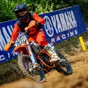 Ryan Oppliger errang nach einem spannenden Vierkampf den Sieg im ADAC MX Junior Cup 85