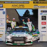 #1 / M. Griebel / T. Braun / Skoda Fabia RS Rally2 / RC2 / ADAC Rallye Stemweder Berg