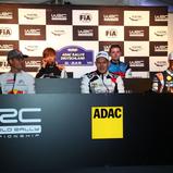 ADAC Rallye Deutschland, Citroen Total WRT, Sébastien Ogier, Tommi Mäkinen Racing OY, Takamoto Katsuta, Toyota Gazoo Racing WRT, Ott Tänak, M-Sport Ford World Rally Team, Gus Greensmith, Hyundai Shell Mobis World Rally Team, Thierry Neuville (v.l.n.r.)
