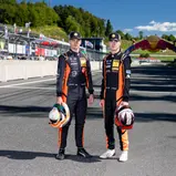 Die Tabellenführer: Tim Zimmermann und Leyton Fourie von FK Performance Motorsport