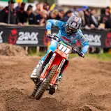 Lucas Leok startet am Sonntag von der Pole-Position on die zwei Wertungsläufe des ADAC MX Junior Cup 125