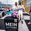  In Lauerstellung: die Mercedes-AMG-Piloten Maro Engel und Luca Stolz (v. l.)