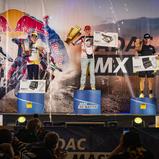 Jahressiegerehrung beim ADAC MX Junior Cup 125 mit Moritz Ernecker ( Österreich / KTM / KTM SARHOLZ RACING TEAM ), Ian Ampoorter ( Belgien / GasGas / F4E GASGAS JUNIOR RACING TEAM ) und Raivo Laicans ( Lettland / GasGas / STURM STC RACING )