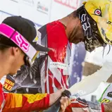 ADAC MX Masters, Ried, Julien Lieber ( Suzuki / Belgien ), Marcus Schiffer ( Suzuki / Deutschland ) 