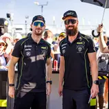 Bortolotti (l.), Thiim (r.), Sachsenring, DTM