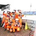 Insgesamt 450 Helfer sind beim deutschen WM-Stopp im Einsatz