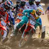 Noah Ludwig ( Deutschland / KTM / Becker Racing/ ADAC Niedersachsen /Sachsen-Anhalt e.V. ) beim ADAC MX Youngster Cup